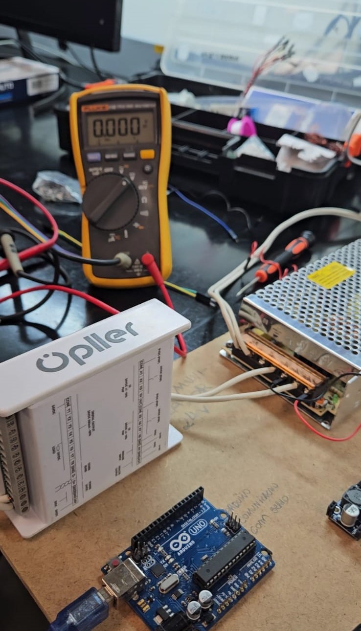 Protótipo em montagem