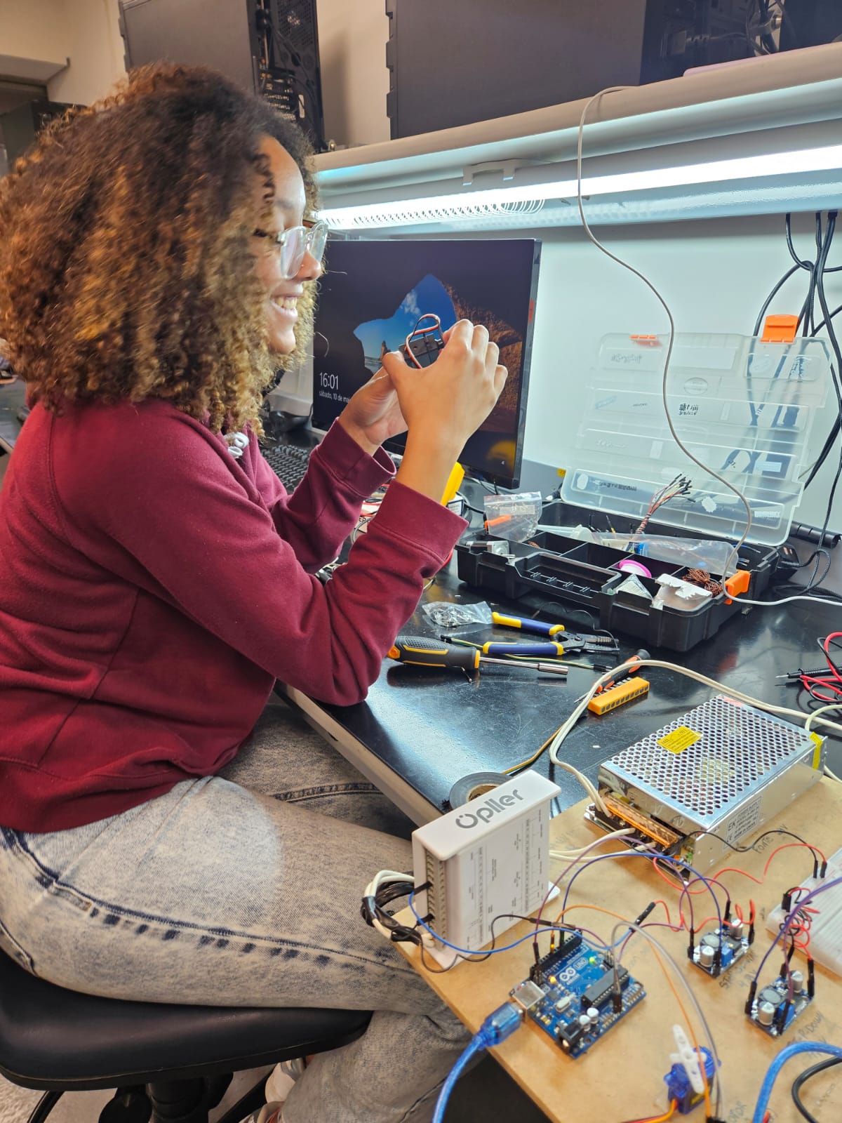 Sistema em funcionamento